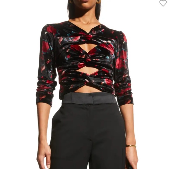 Autumn Adeigbo Rowenna Cutout Blouse - Picture 1 of 4